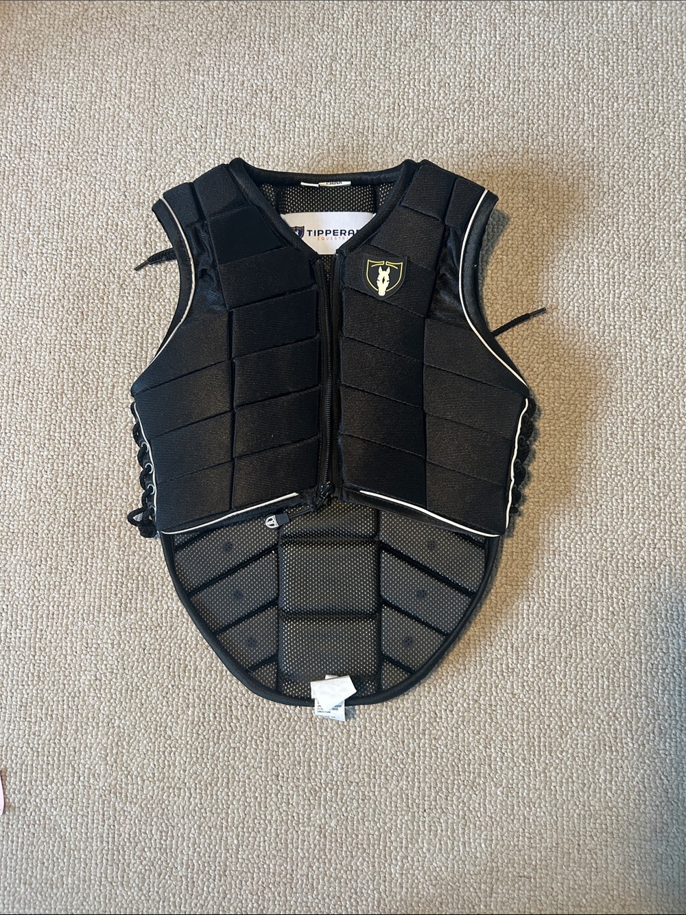 Tipperary Youth Eventer Black Safety Vest